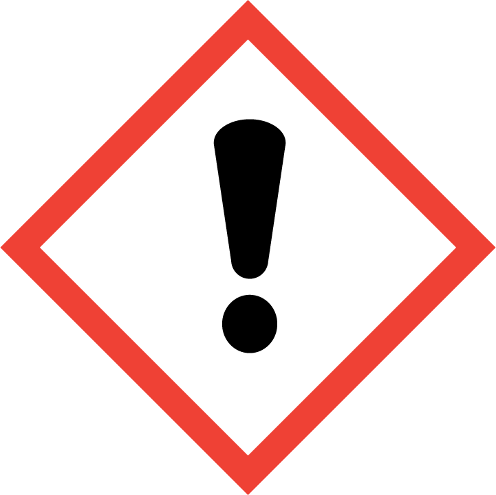 GHS07 - Exclamation Mark hazard pictogram